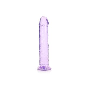 RealRock Straight Realistic Dildo Lila 25 cm