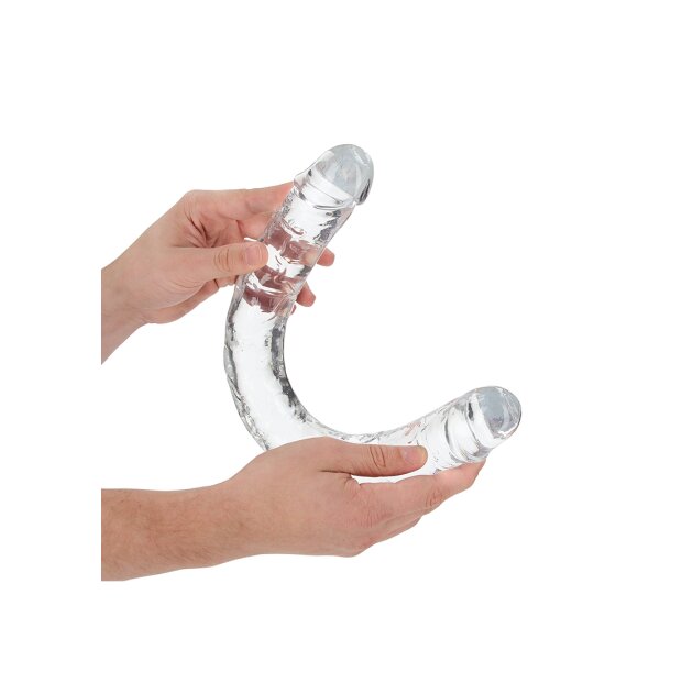 RealRock Realistic Double Dong Doppeldildo Transparent 45 cm