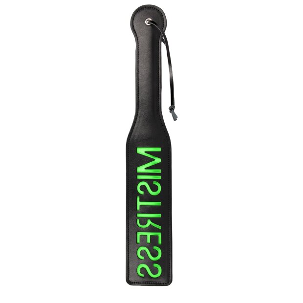 Mistress Paddle Glow in the Dark