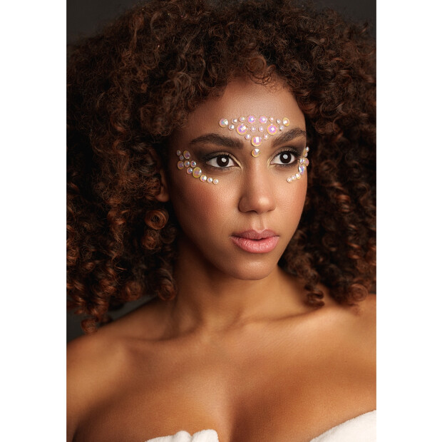 Shots Ouch! Body jewelry glowing face stickers