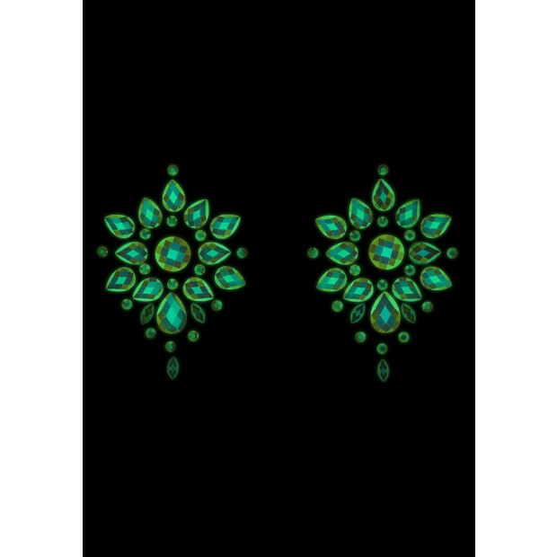 Shots Ouch ! Bijoux de corps autocollants de tétons lumineux