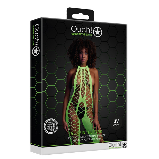 Shots Ouch ! Bodystocking UV-Neon taille unique vert