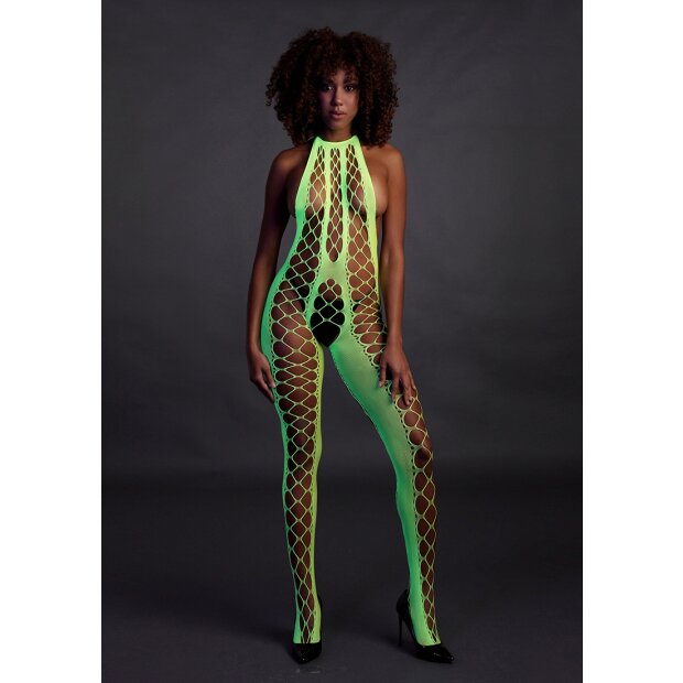 Shots Ouch ! Bodystocking UV-Neon taille unique vert