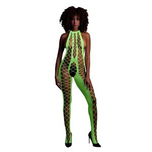 Shots Ouch ! Bodystocking UV-Neon taille unique vert