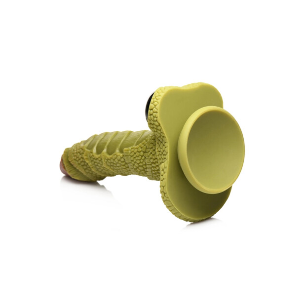 XR Brands Swamp Monster Scaly Silicone Spezialdildo Grün 24 cm