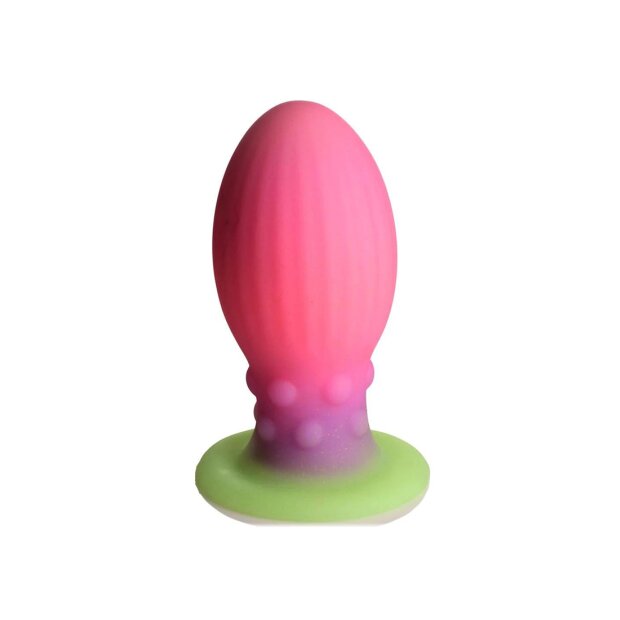 XR Brands Xeno Egg Glow in the Dark Silicone Egg XL Fantasy Toy Mehrfarbig 17,5 cm ⌀ 7,9 cm