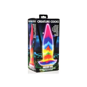 XR Brands Unicorn Tongue Glow in the Dark Silicone Dildo...