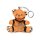 Master Series Gagged Teddy Bear Keychain Brown