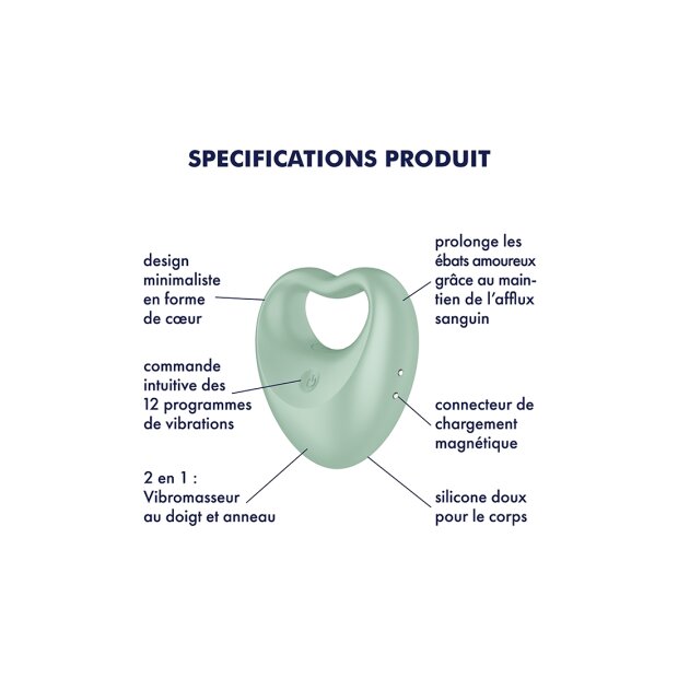 Satisfyer Perfect Pair 3 Vibrator Grün 6,8 cm