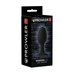 Prowler RED Large Weighted Butt Plug Analplug Schwarz ⌀...