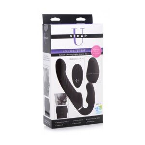 Strap U Ergo-Fit Twist Inflatable Vibrating Strapless...