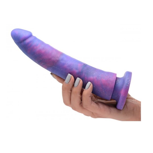 XR Brands Magic Stick Glitter Silicone Dildo Mehrfarbig 20,8 cm