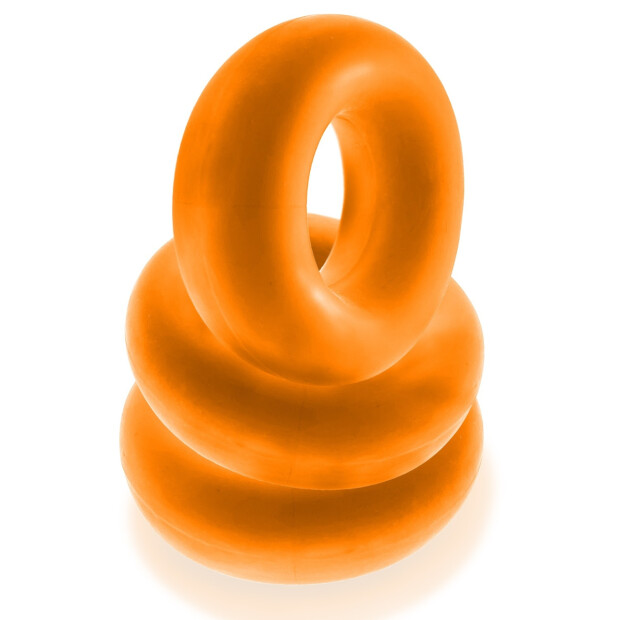 Oxballs FAT WILLY 3-pack Cockrings Penisringe Orange ⌀ 5,1 cm