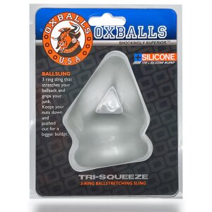 Oxballs Tri-Squeeze Penisring+Ballstretcher Transparent