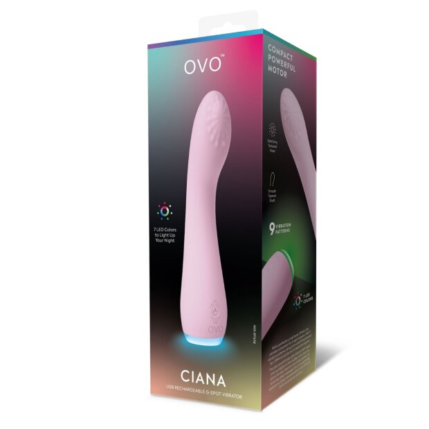 Ovo Ciana Vibrateur point G rose