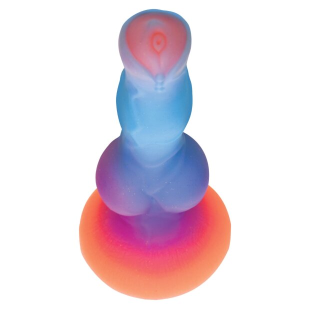 XR Brands Alien Space Dog Dildo glows in the dark