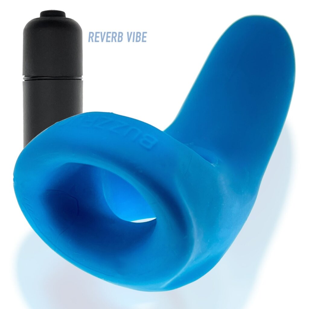 Hünkyjunk Buzzfuck Sling With Taint Vibe Vibrating Cock Sling Teal Ic,  46,95 €