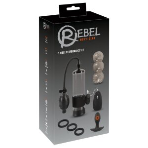 You2Toys Rebel Performance Set Sextoys Schwarz 7 Teilig