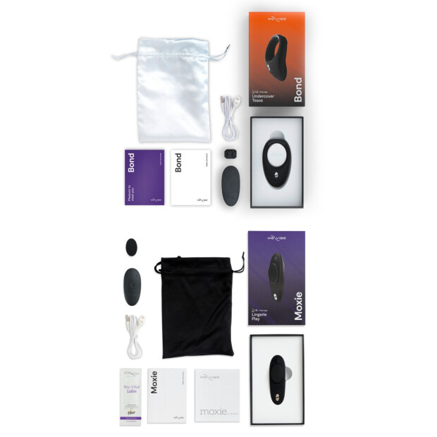 WE-VIBE Bond+Moxie Vibro-Set Schwarz 2 Teilig