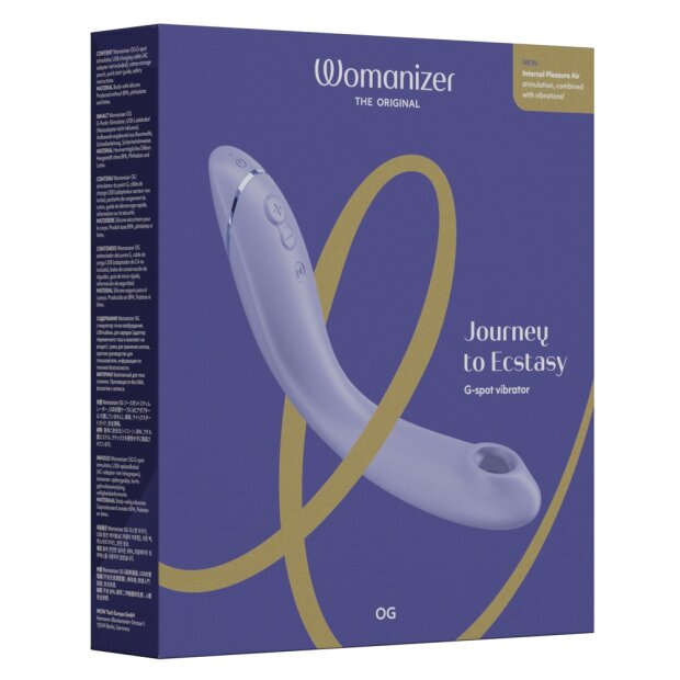 Womanizer OG G-Punkt Klitorisstimulator Druckwellen Vibrator Lila 17,7 cm