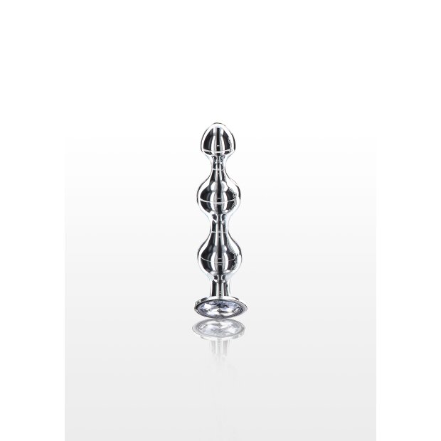 TOYJOY Diamond Star Beads Small Analplug Silber ⌀ 2,5 cm