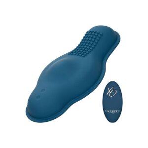 CalExotics Dual Rider Bump and Grind Vibrator Blau 24,25 cm