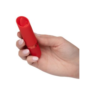 CalExotics Kyst Flicker Mini Vibrator Rot 9,5 cm ⌀ 2,5 cm