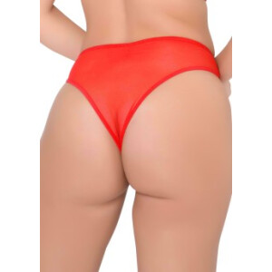 Crotchless Hiphugger Red M/L
