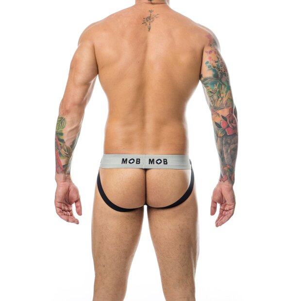 MOB Stripe Classic Jock White XXL