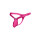 J+S Bulge Thong Pink L