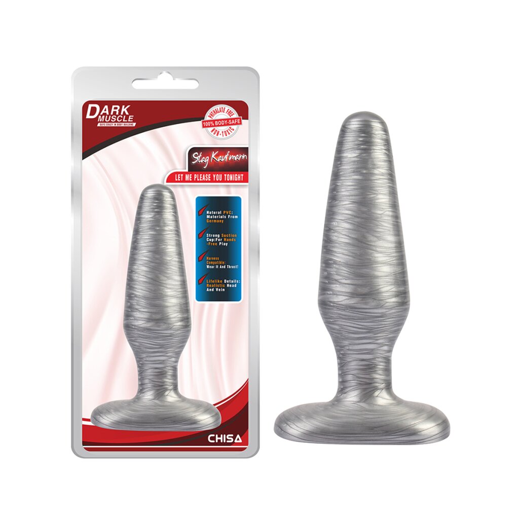 anal plug long Silver Stag Kaufmann Plug 4 cm, 12,95 €