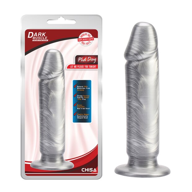 Chisa Novelties Silver Phut Dong Dildo Silber 22 cm
