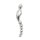 Curve Steel Dildo Ridges 22 cm