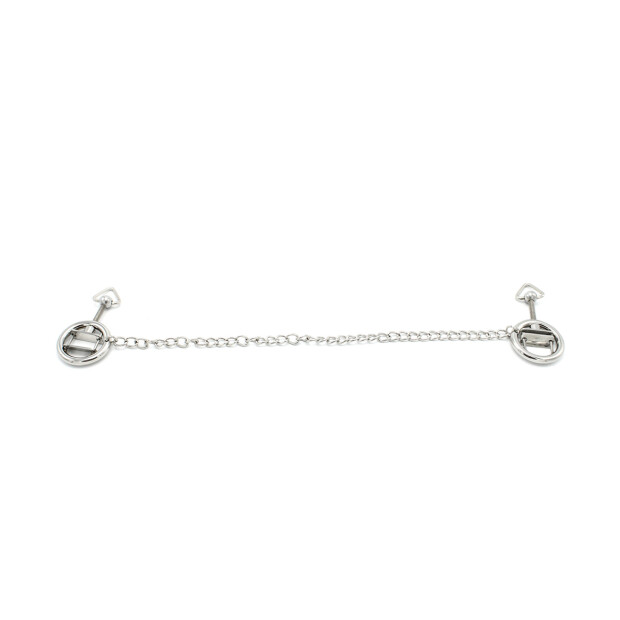 Nipple Clamps Rings Screwed with Chain