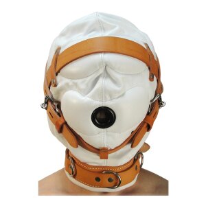 Strict Strap leather headgear with inner padding and...