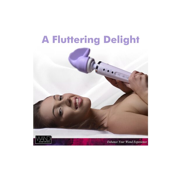 Wand Essential Flutter Tip massage wand attachment pastel purple