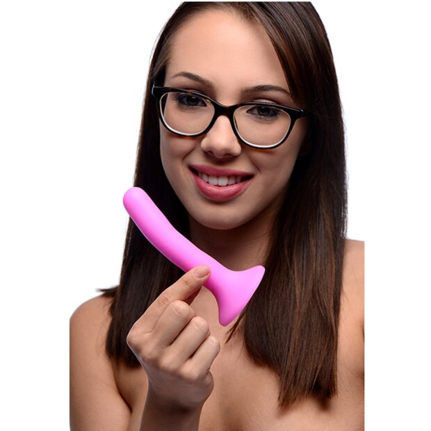 XR Brands silicone Strap On Mini Dildo S rose 10,7 cm