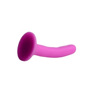 XR Brands Silicone Strap On Mini Dildo S pink 10.7 cm