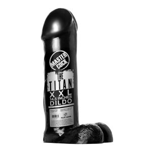 XR Brands The Titan XXL Dildo Schwarz 36,8 cm
