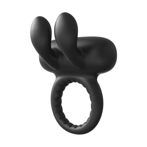 Dream Toys Ramrod Rabbit Vibrating Cockring Penisring Schwarz