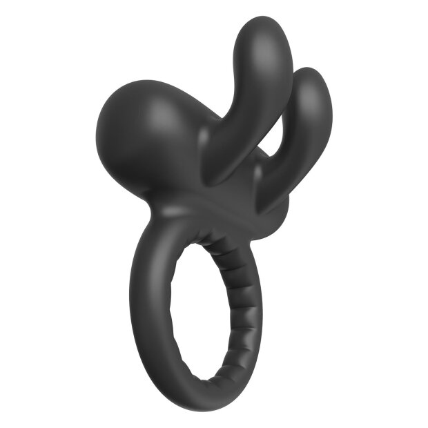Dream Toys Ramrod Rabbit Vibrating Cockring Penisring Schwarz