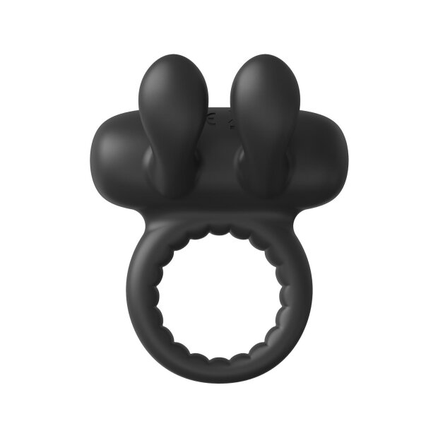 Dream Toys Ramrod Rabbit Vibrating Cockring Penisring Schwarz