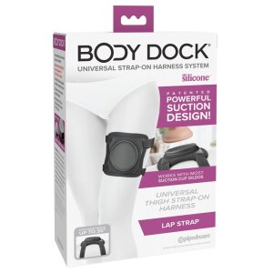 Pipedream Body Dock Lap Strap-On Schwarz