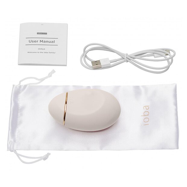 IobaToys OhMyC Clitoral Stimulator Druckwellen Vibrator Weiß