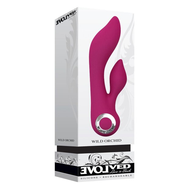 Evolved Wild Orchid Rabbit Vibrator Pink 18 cm