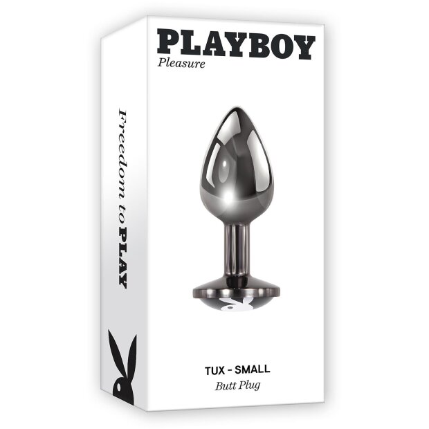 Playboy Tux Small Analplug Schwarz ⌀ 2,7 cm