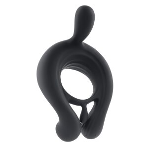 Playboy Triple Play Vibrationsring Schwarz