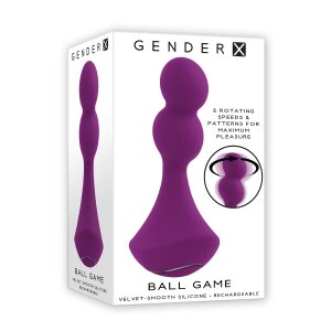 Gender X Ball Game Spezialvibrator Lila 13,4 cm ⌀ 4,6 cm