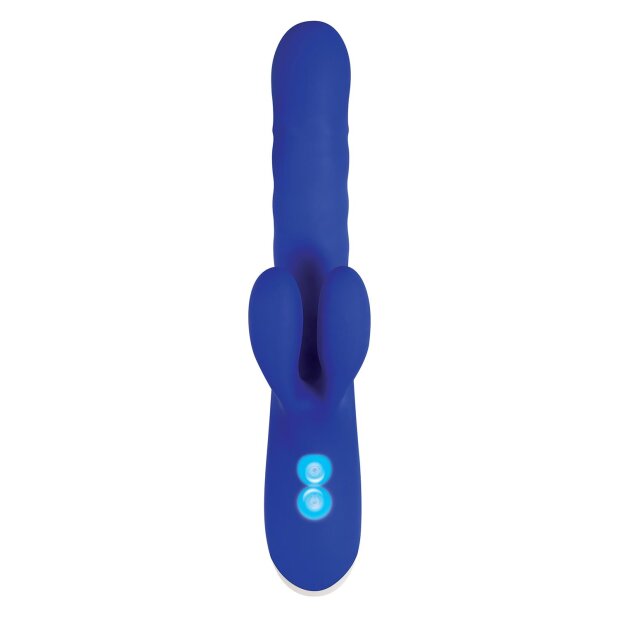Evolved Grand Slam Rabbit Vibrator Blau 25,4 cm