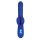 Evolved Grand Slam Rabbit Vibrator Blau 25,4 cm